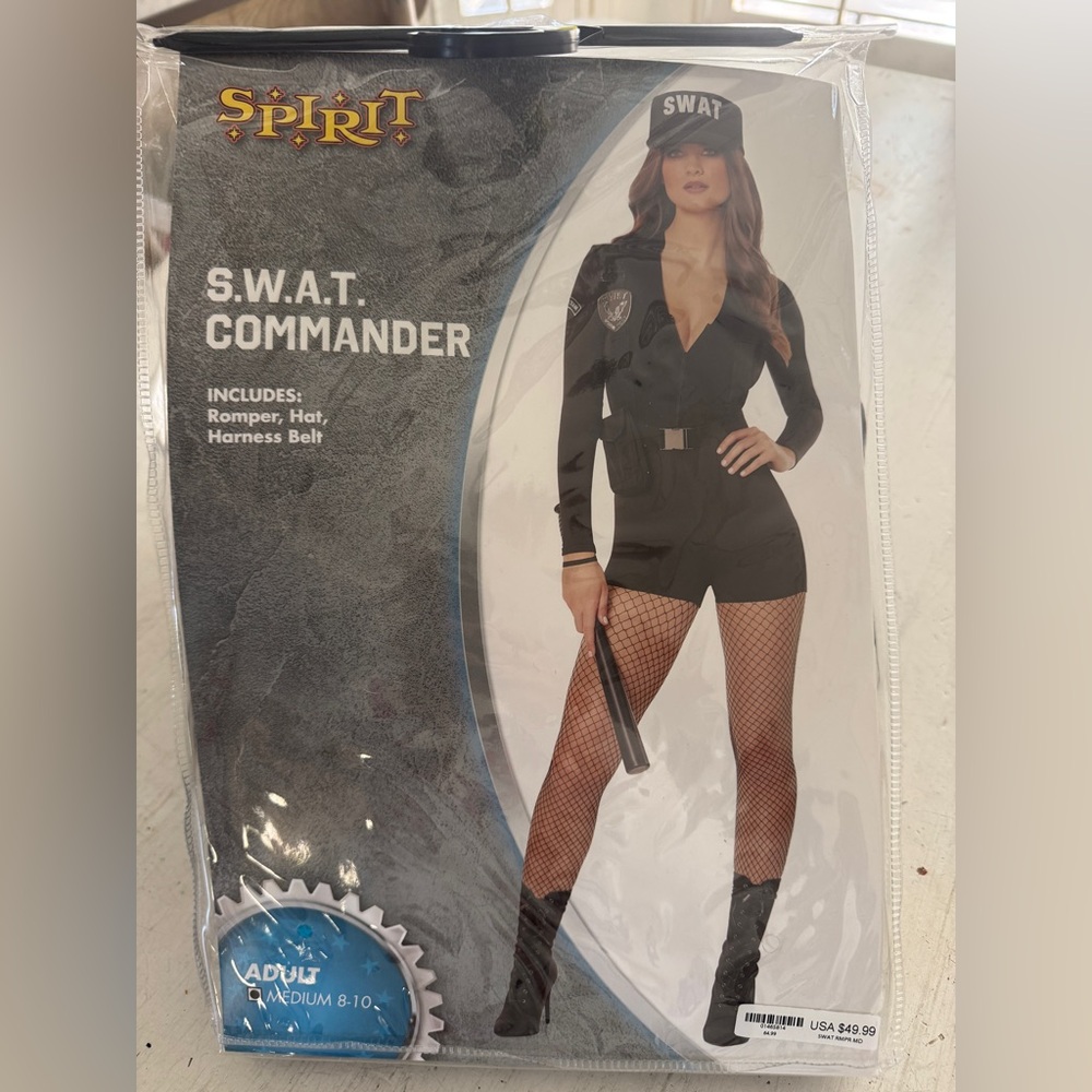 Spirit S.W.A.T. Commander Black Jumpsuit